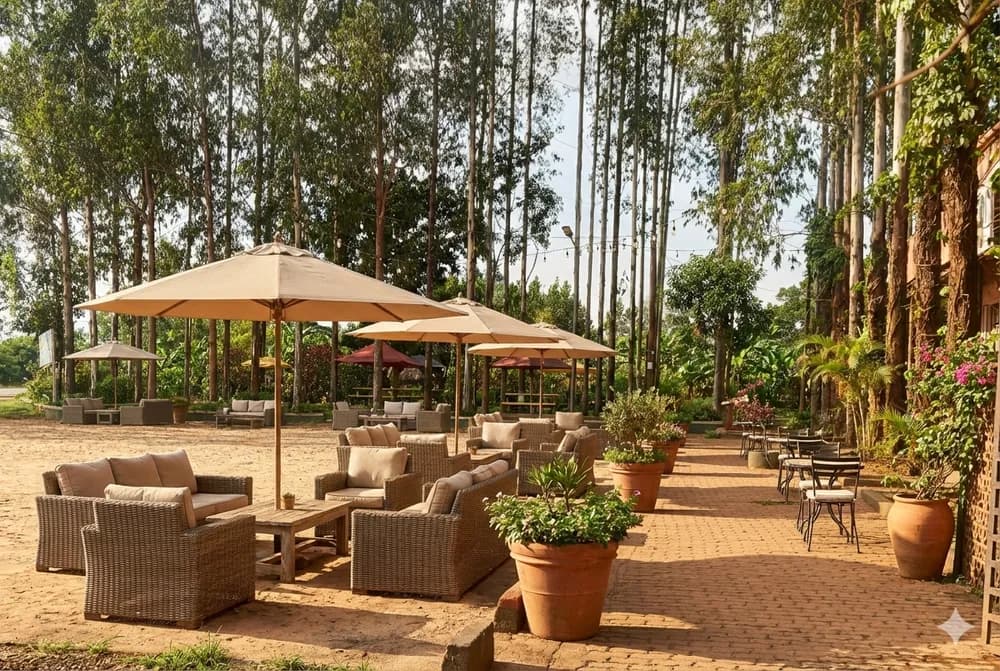 Outdoor Seating - Essential for highway stopovers